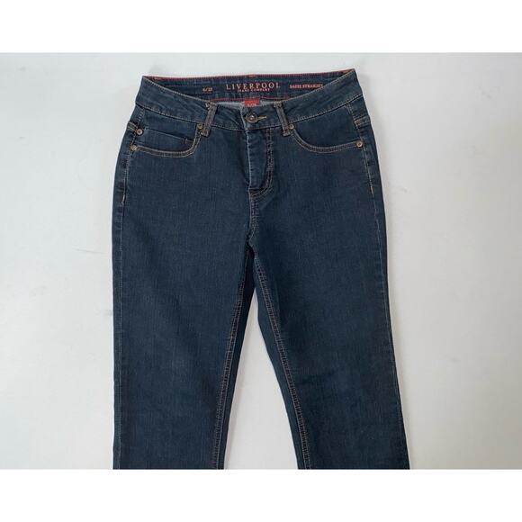 Liverpool Jeans Company Denim - Liverpool Jeans Co Sadie Straight Lightweight Stretch Denim Jeans. Women's 28.